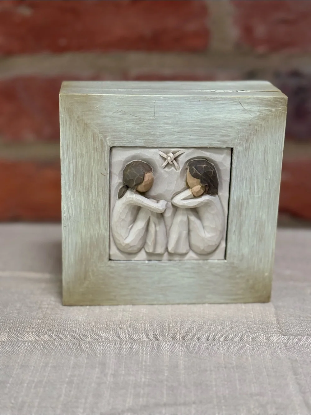 Willow Tree Forever True, Forever Friends- Decorative Trinket Box